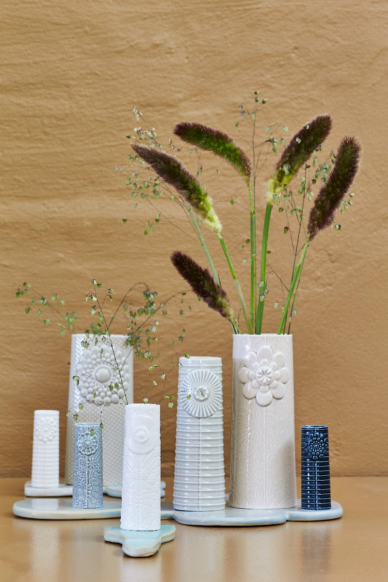 Dottir Pipanella Flower mini vase - hvid - Bahne